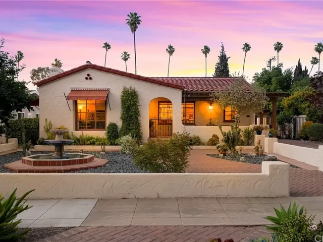 Quaint Spanish Colonial Home in Riverside’s Wood Streets Neighborhood