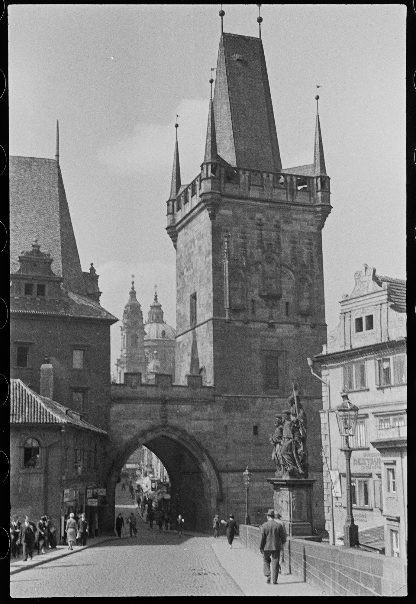 Charles Bridge Tower, Prague, Czechoslovakia