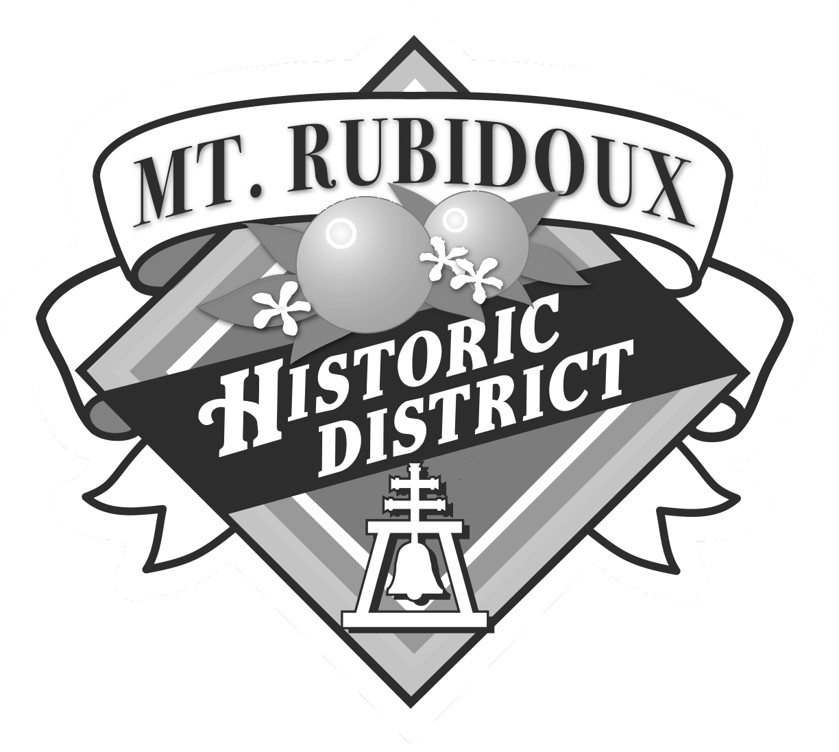 Mount rubidoux historic district logo bw