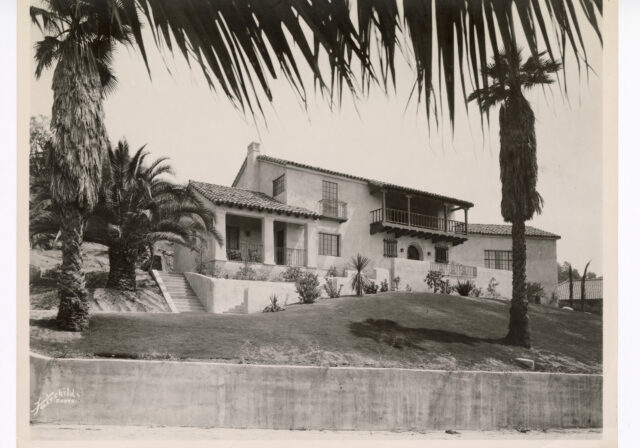 A22-5.253 4631 Ladera Lane Elijah Parker home Robert Spurgeon, architect 1927 (2)